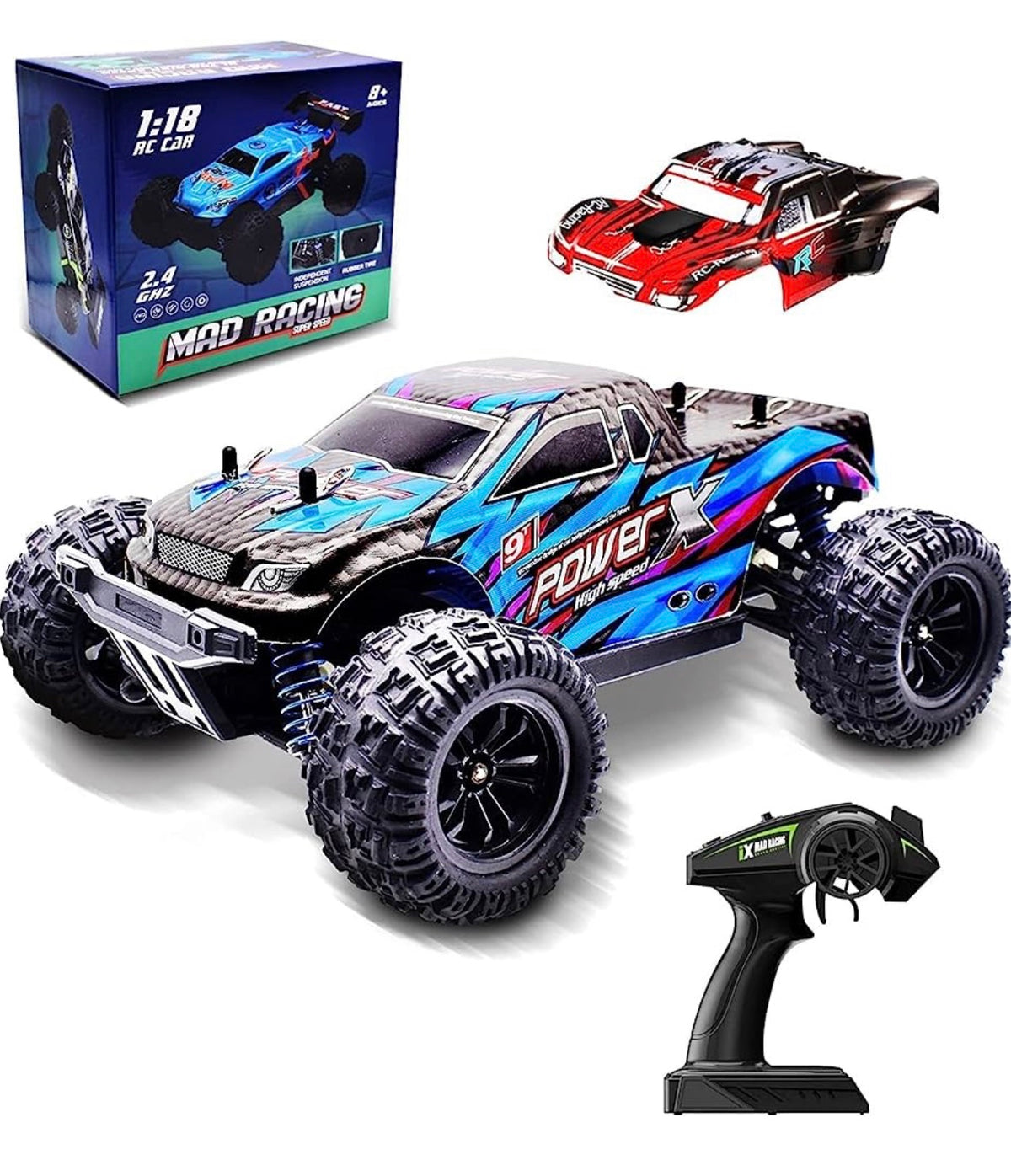 Ascetic RC Cars 1:18 Scale Remote Control Car