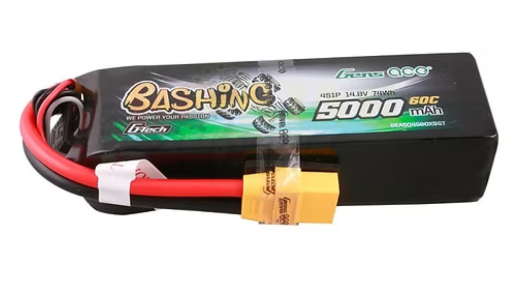 GENS ACE 14.8V 4S 5000MAH 60C LIPO BATTERY
