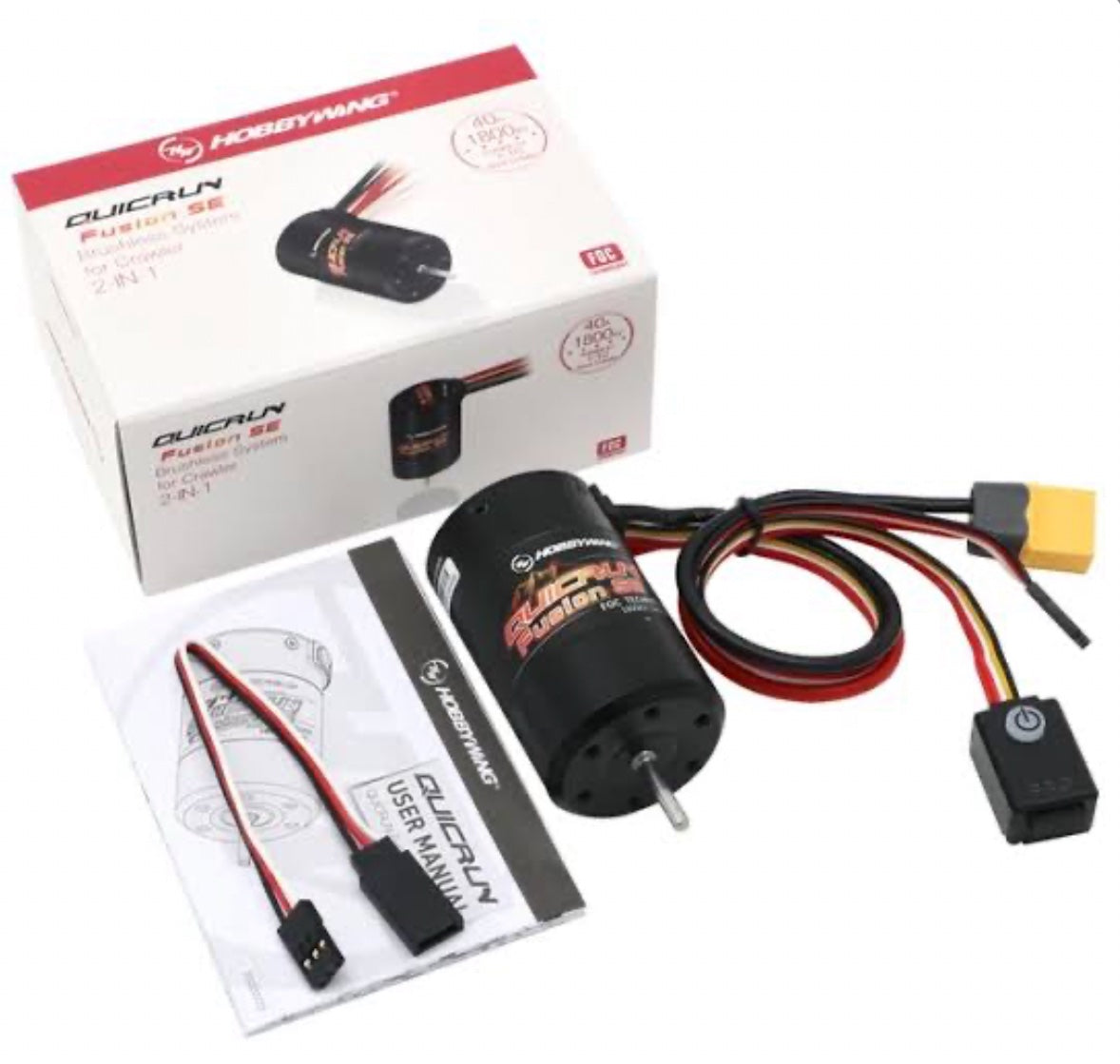 Hobbywing Quicrun Fusion Se | Rc Sensored Brushless Motor