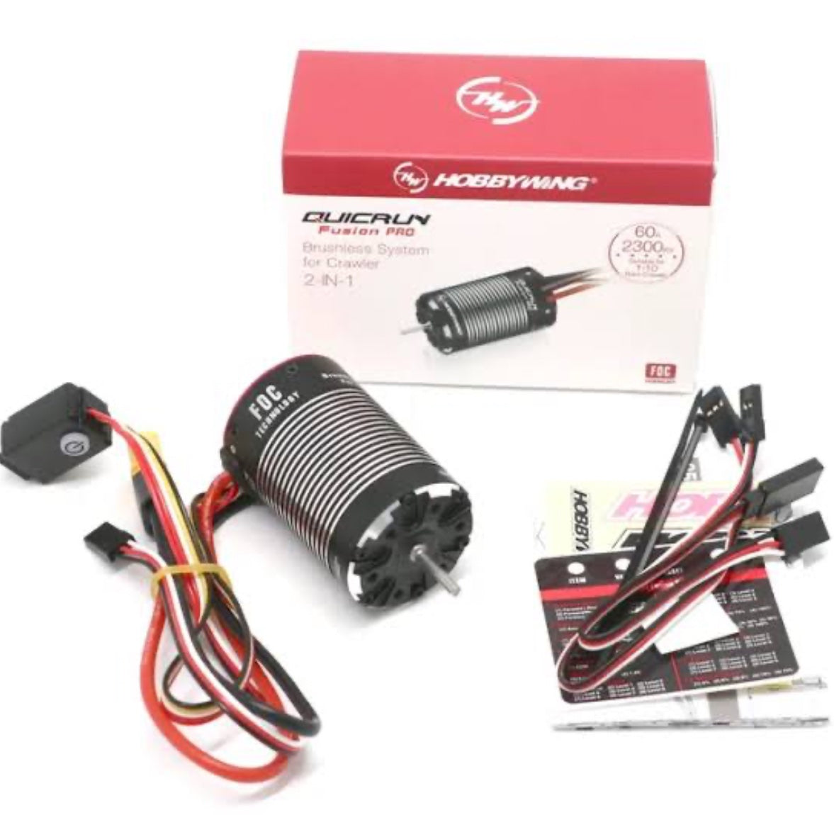 Fusion pro brushless system for Crolar 1/8-1/10 scale