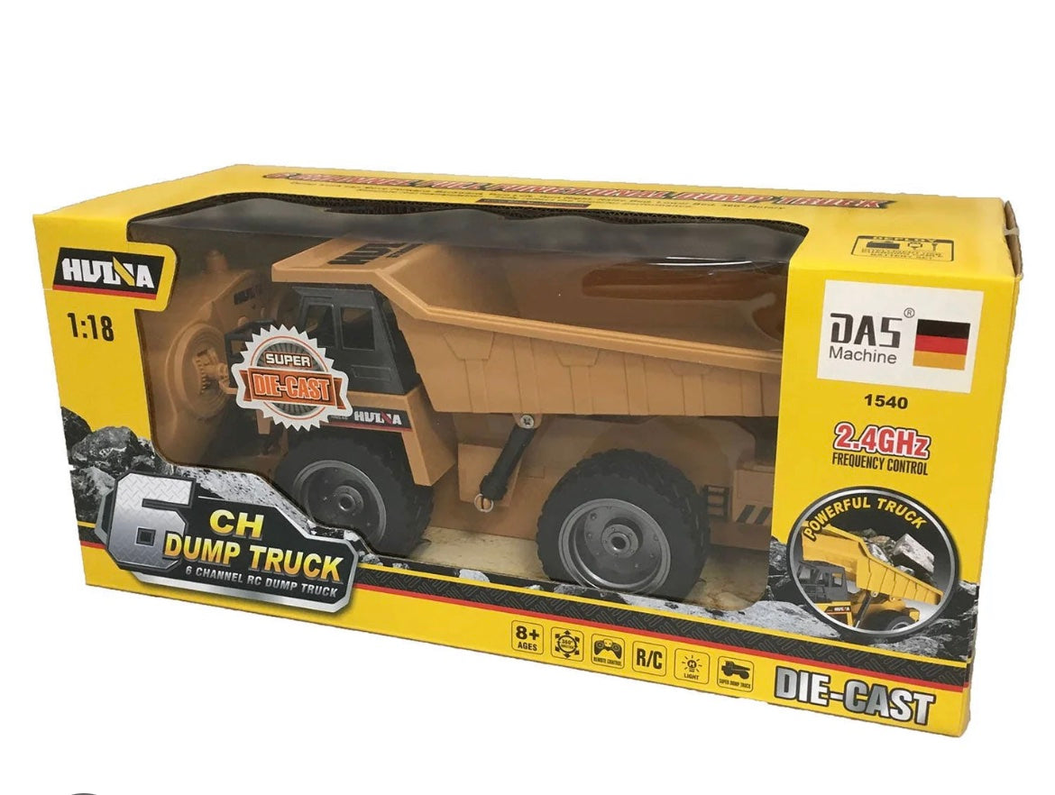 Dump Truck RC Radio Control Construction Model – 1:18 Scale