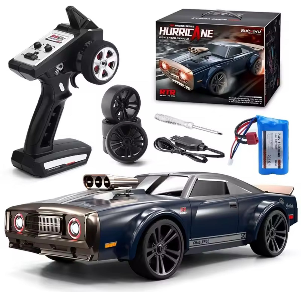 High-speed 1/16 4 wheels drive drift car