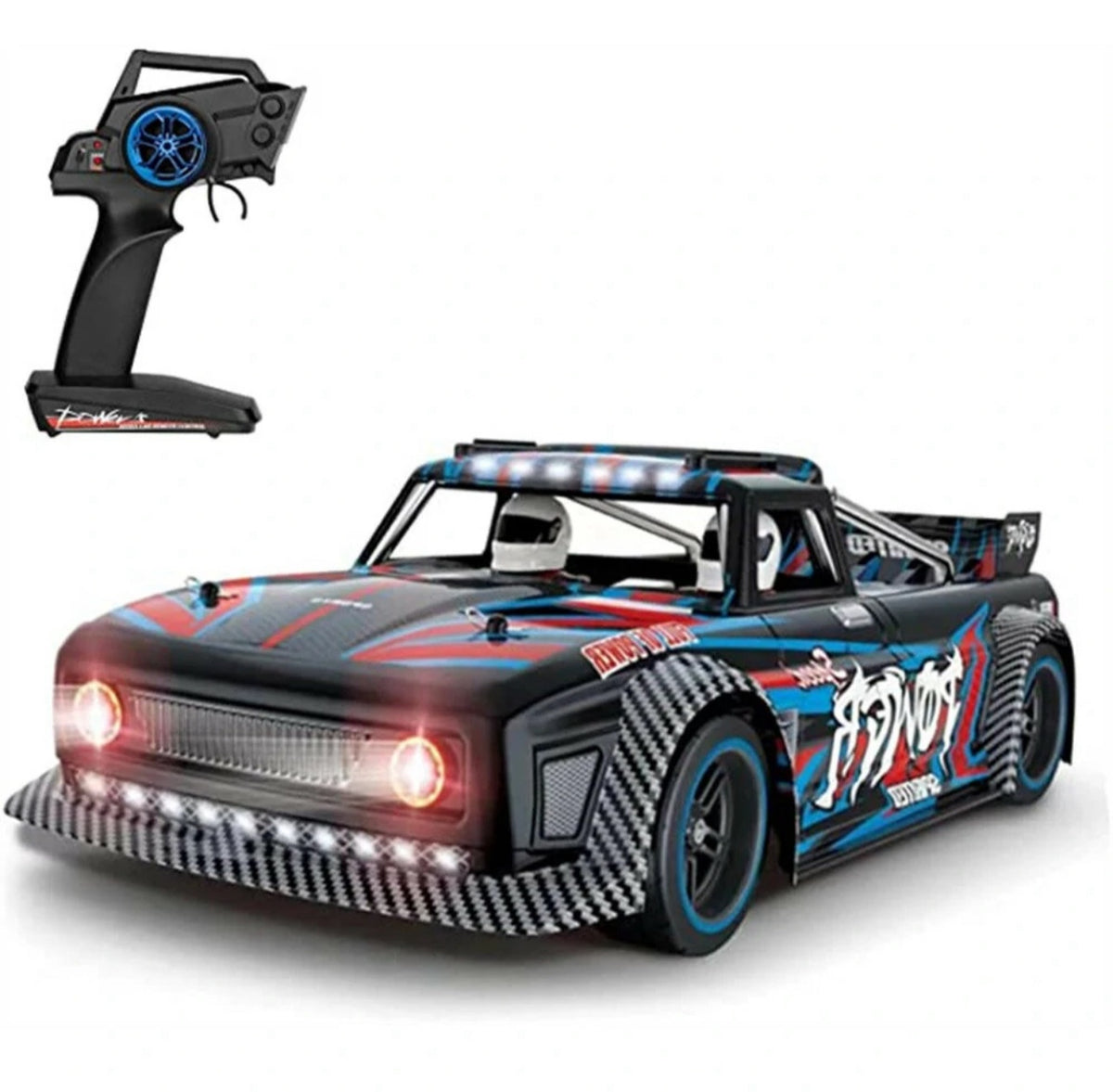 Wltoys 1/10 2.4g.  4wd brushless rc car drift on-road metal chassis led light vehicles model off-road climbing