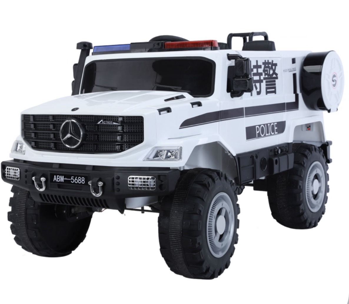 KIDS ELECTRIC RIDE ON UNIMOG FIRE TRUCK 2XL - Image 3
