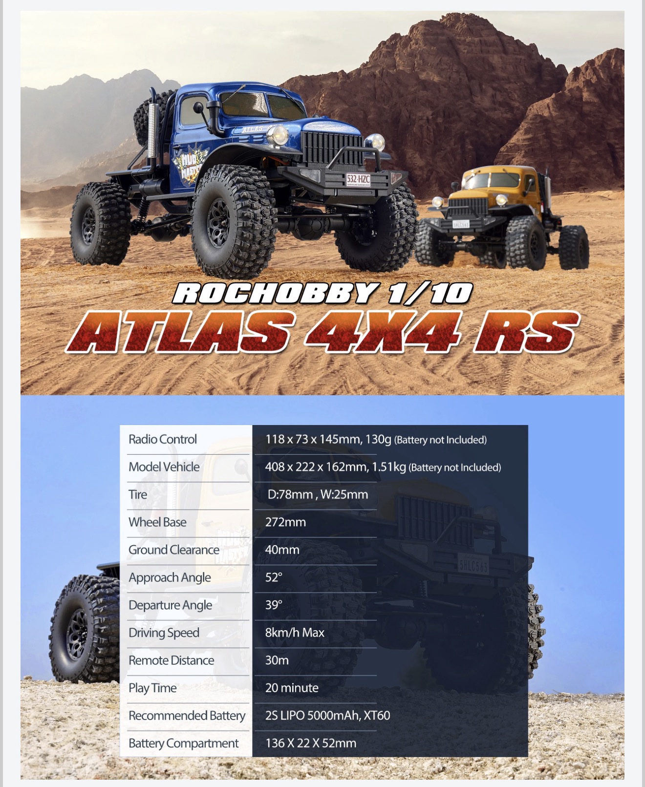 FMS 1/10 Rock Crolar New - Image 5