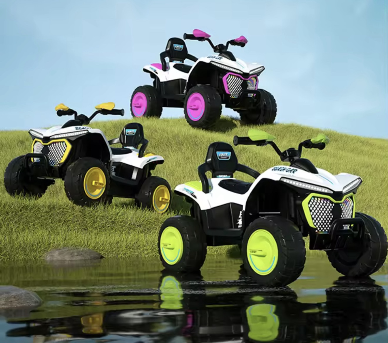 Ride on kids quad bike BMW 4WD - Image 3