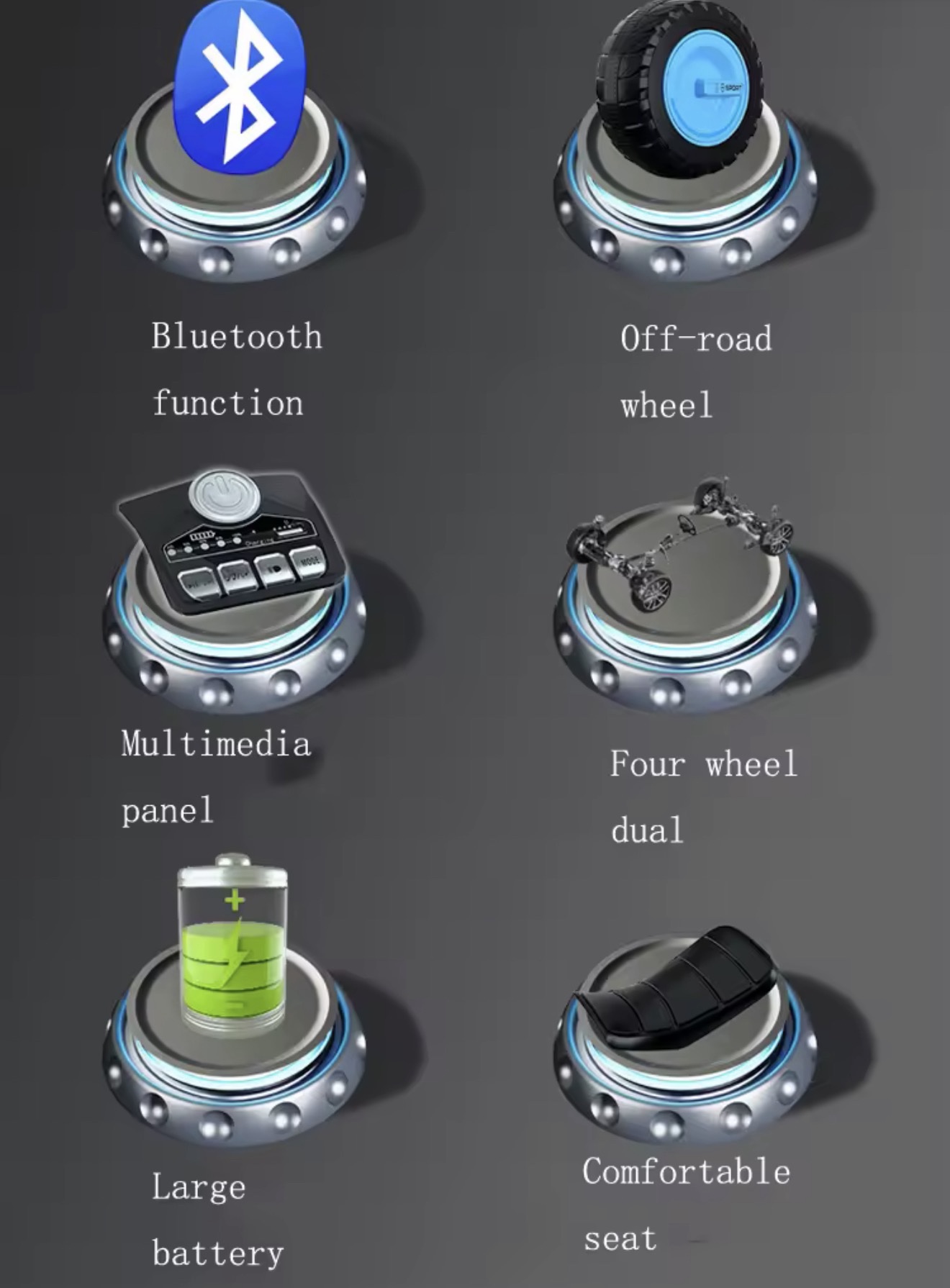 Ride on kids quad bike BMW 4WD - Image 10