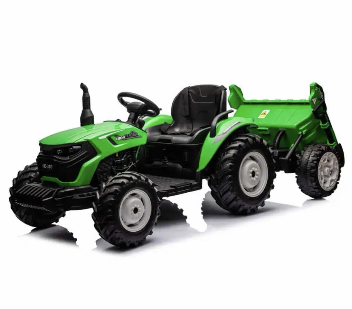 Kids Electric Ride-On 5XL Tractor with Trailer - Image 2